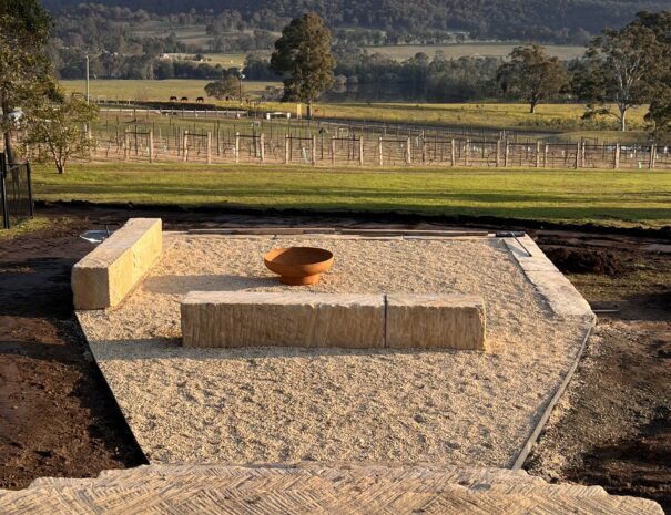 firepit sandstone