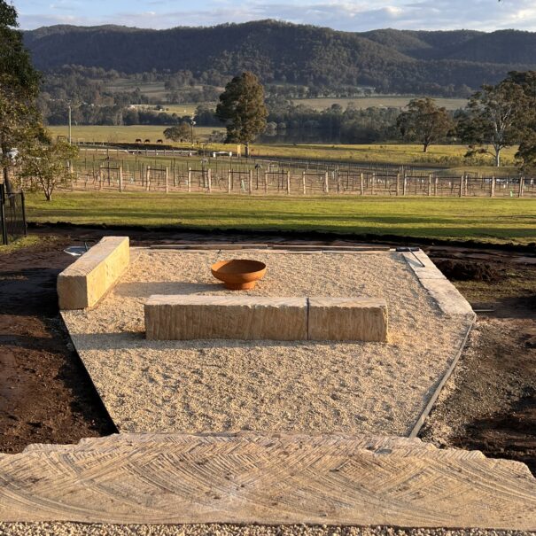 firepit sandstone